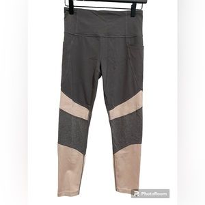 Athleta Women's Size Small Leggings Gray & Pink